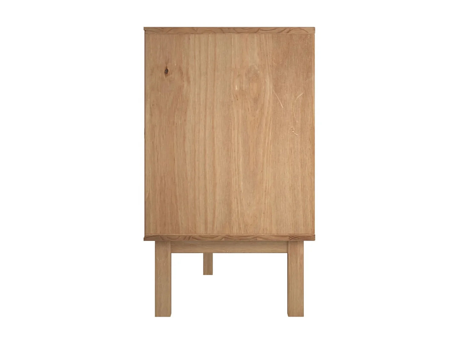 Sideboard Braun&Grau Anrichte OTTA 113,5x43x73 cm Massivholz Kiefer -RM55195