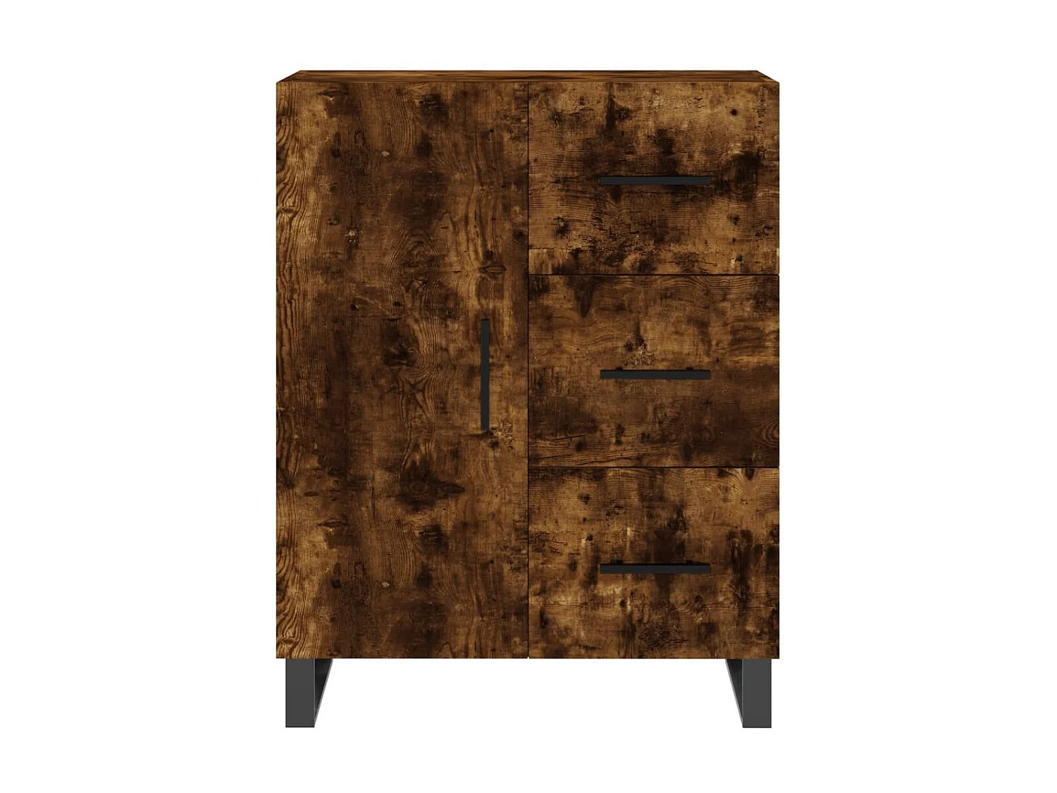 Sideboard Anrichte Räuchereiche 69,5x34x90 cm Holzwerkstoff -RM55096