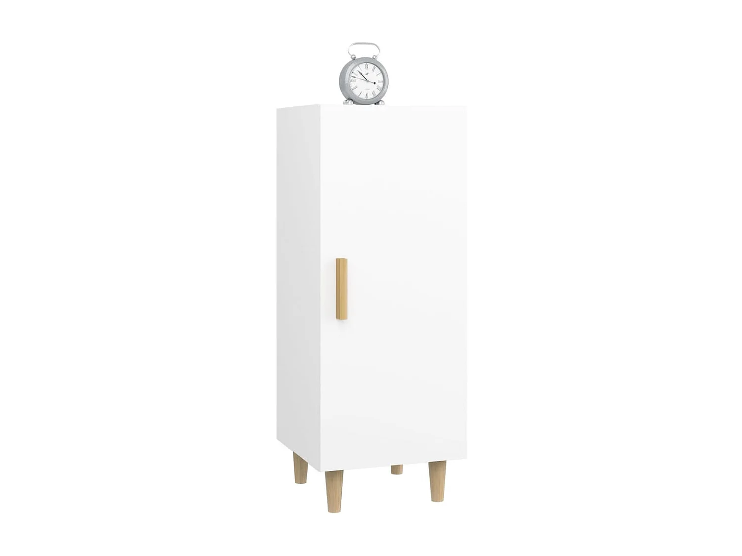 Sideboard Weiß Anrichte 34,5x34x90 cm Holzwerkstoff -RM26166