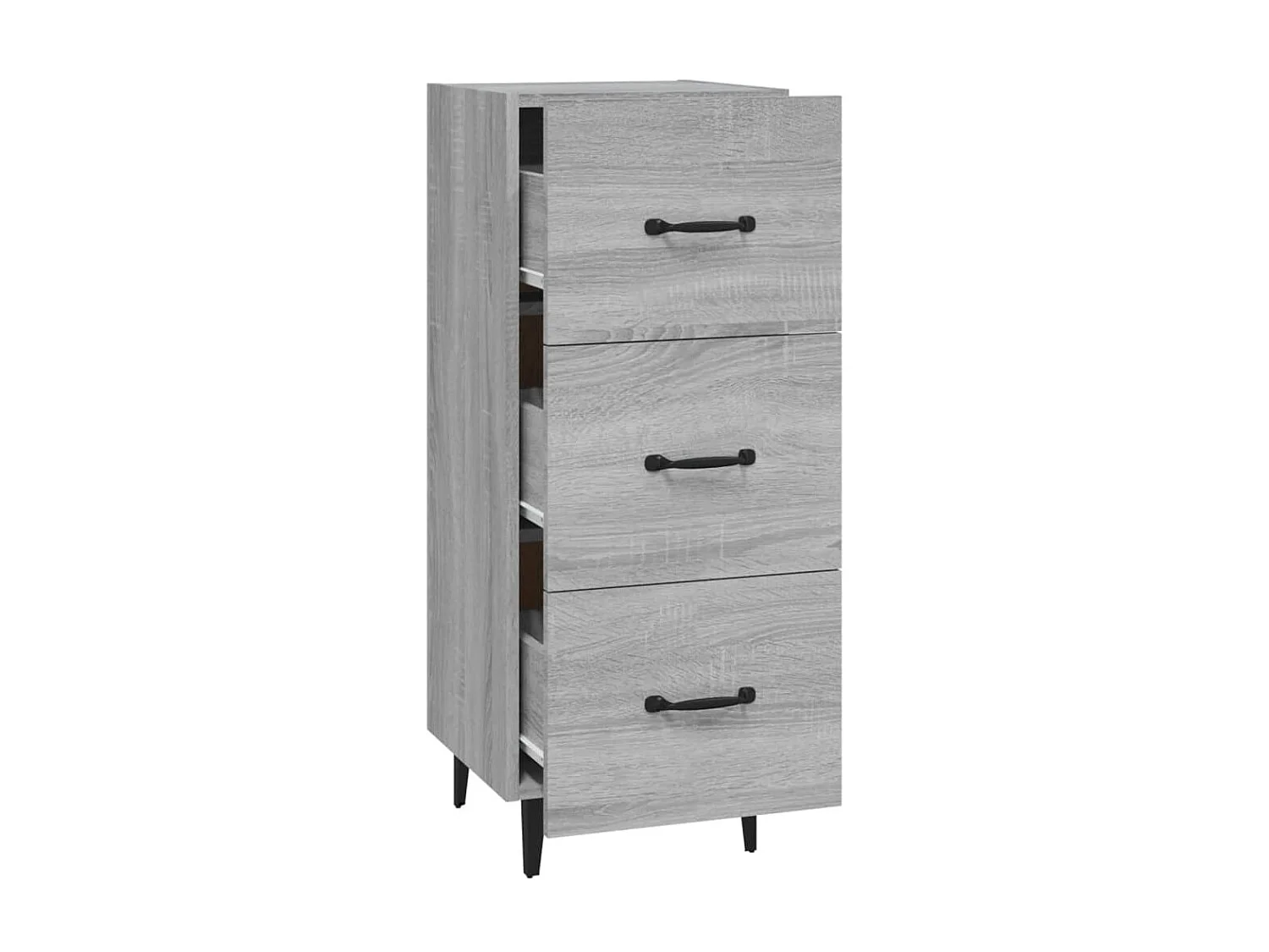 Sideboard Grau Sonoma - Lowboard 34,5x34x90 cm Holzwerkstoff -RM22267