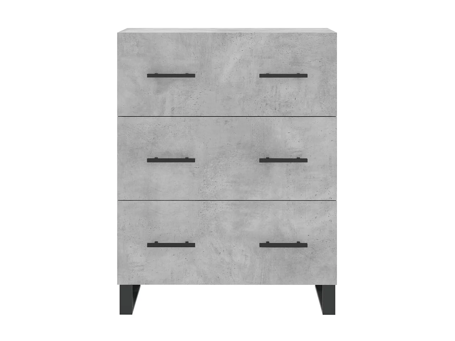 Sideboard Lowboard - Betongrau 69,5x34x90 cm Holzwerkstoff -RM67428