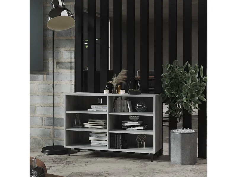 Sideboard Grau Sonoma - Lowboard 103,5x35x70 cm Holzwerkstoff -RM12254