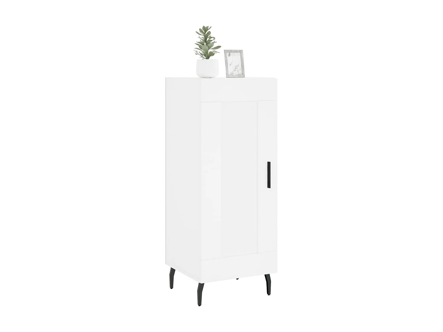 Sideboard Weiß Anrichte 34,5x34x90 cm Holzwerkstoff -RM30161