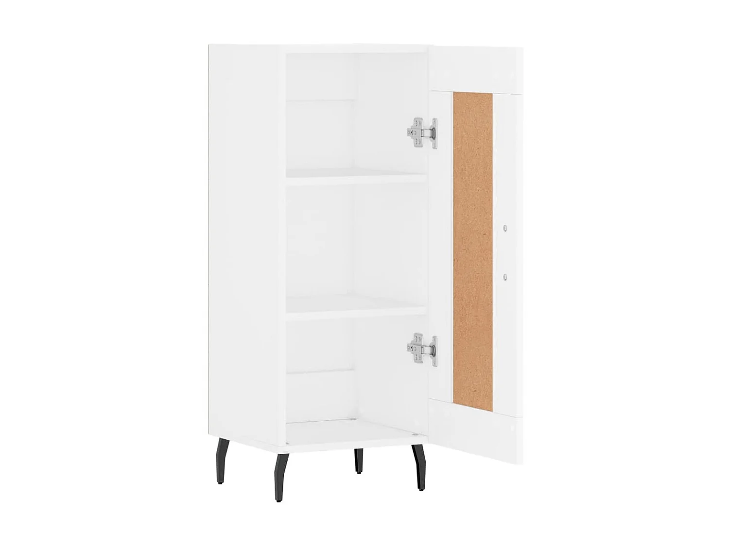 Sideboard Weiß Anrichte 34,5x34x90 cm Holzwerkstoff -RM30161