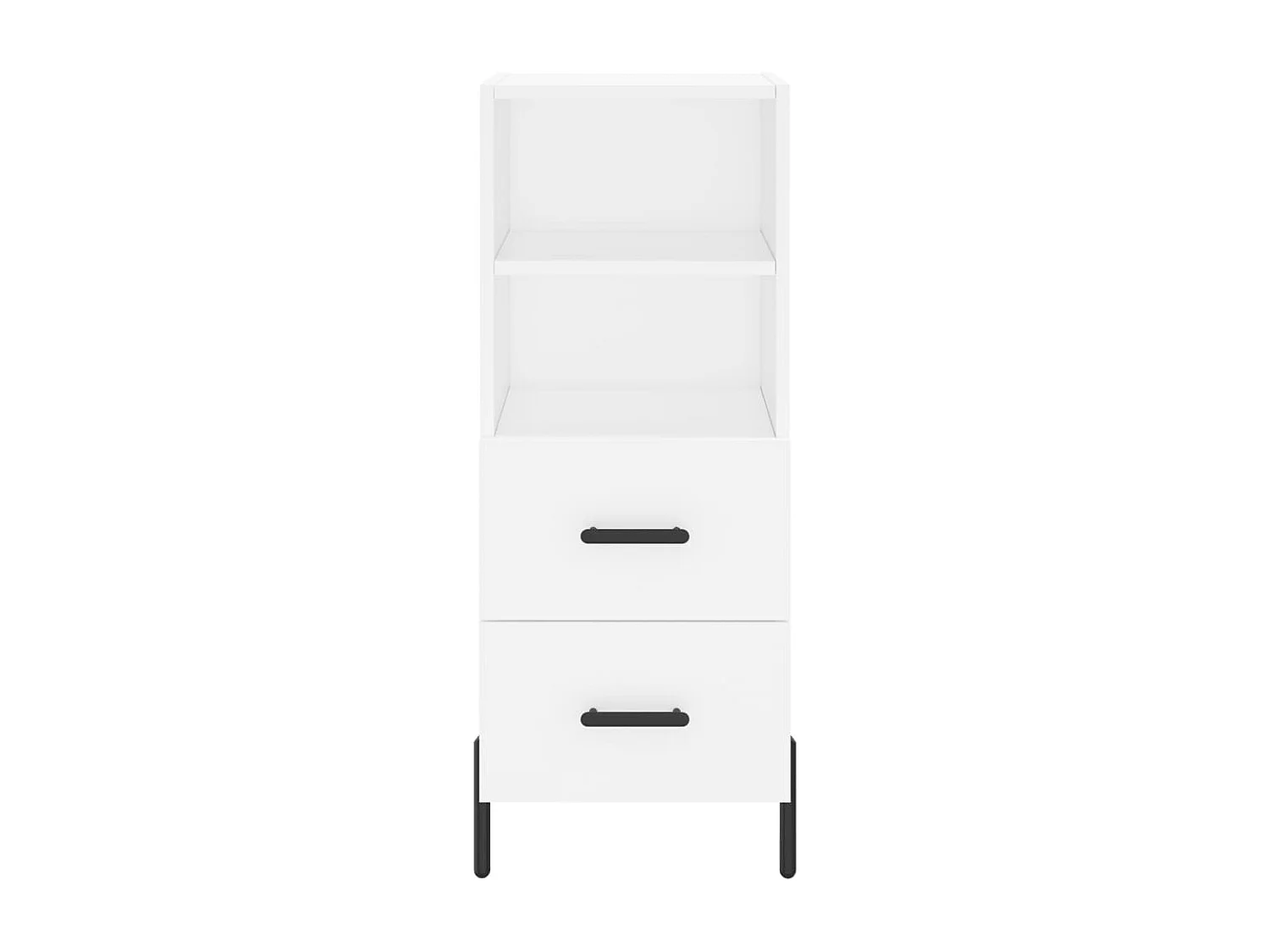 Sideboard Weiß Anrichte 34,5x34x90 cm Holzwerkstoff -RM26344