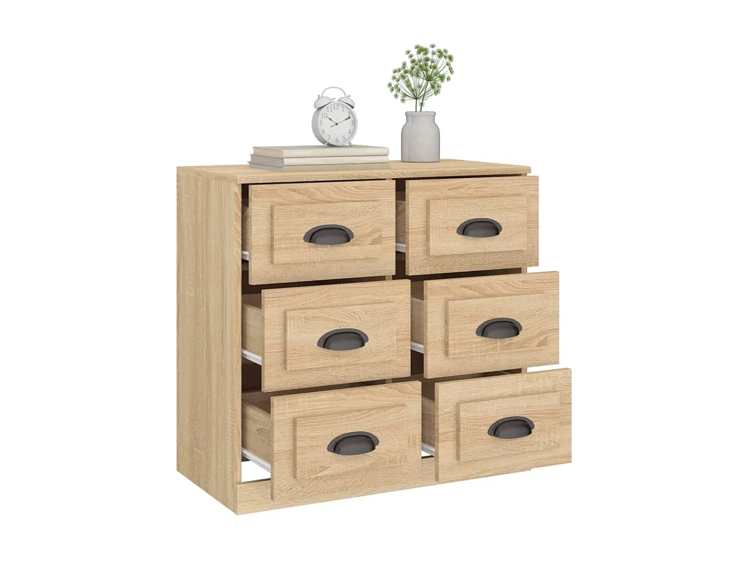 Sideboard Anrichte Sonoma-Eiche 70x35,5x67,5 cm Holzwerkstoff -RM75906