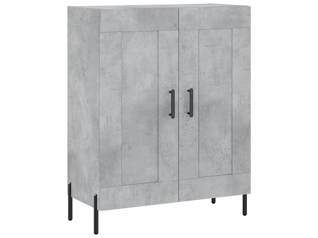 Sideboard Lowboard - Betongrau 69,5x34x90 cm Holzwerkstoff -RM22118
