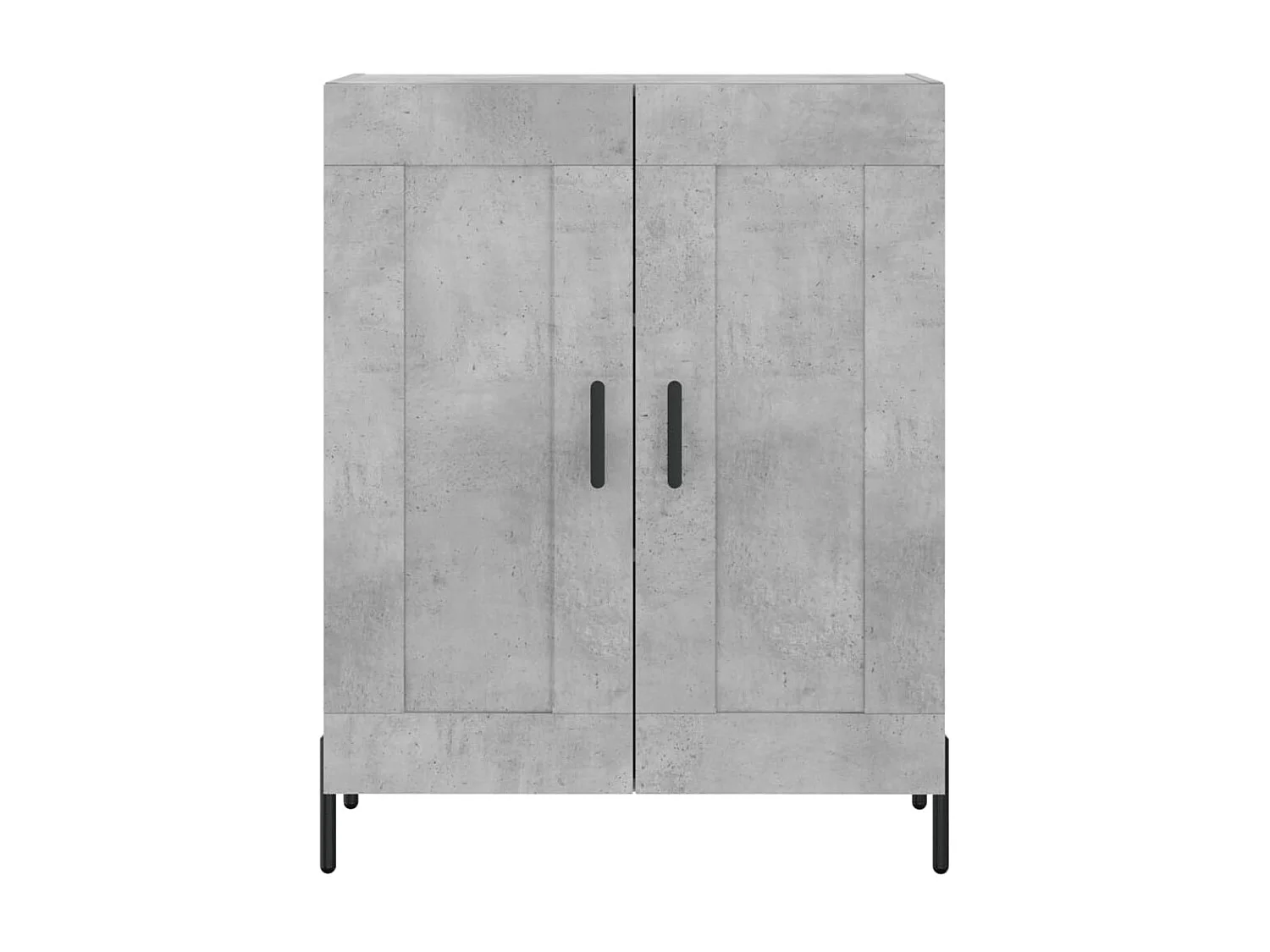 Sideboard Lowboard - Betongrau 69,5x34x90 cm Holzwerkstoff -RM22118