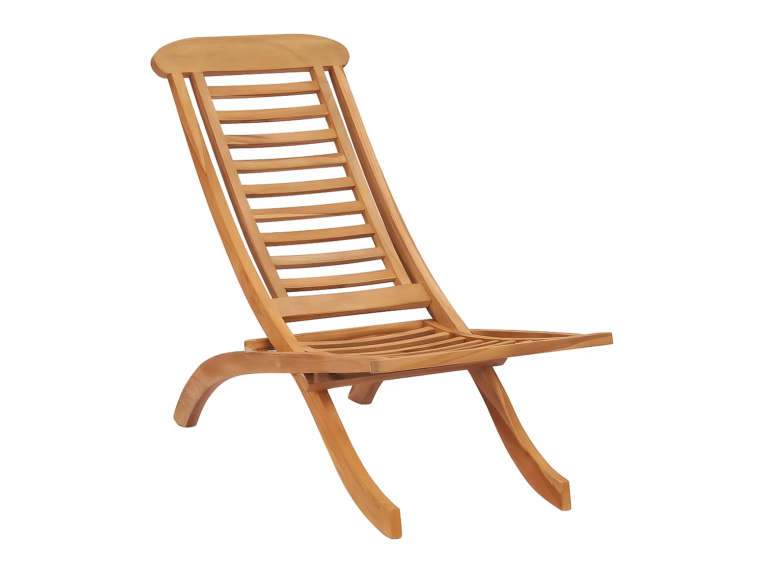 Tuinstoel inklapbaar 50x90x69 cm massief teakhout NL76502