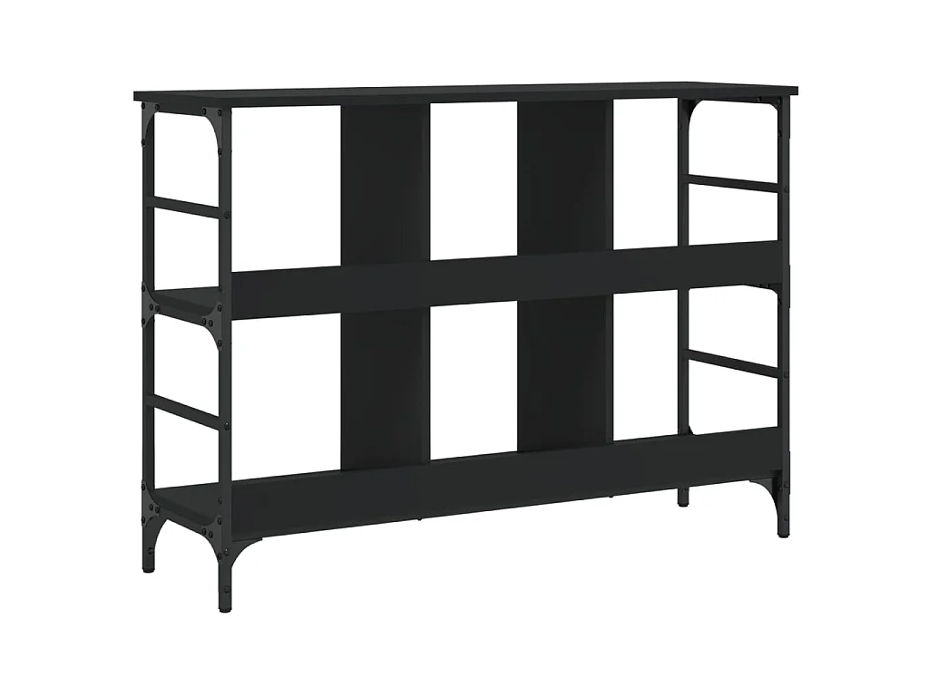 Sideboard Schwarz Anrichte 102x32x73,5 cm Holzwerkstoff -RM82065