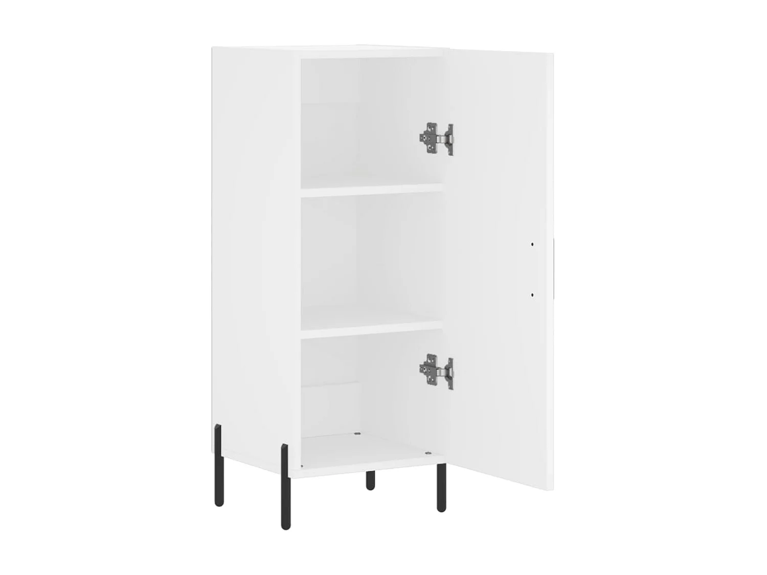 Sideboard Weiß Anrichte 34,5x34x90 cm Holzwerkstoff -RM56745