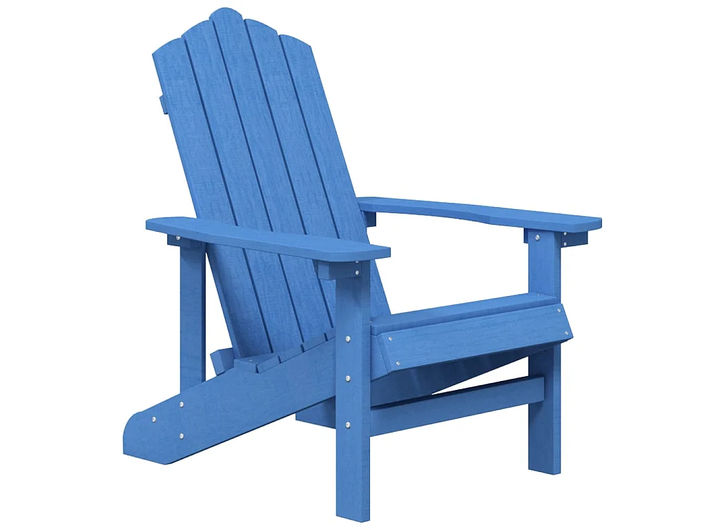 Chaises de jardin Adirondack 2 pcs PEHD Bleu aqua SEF41697