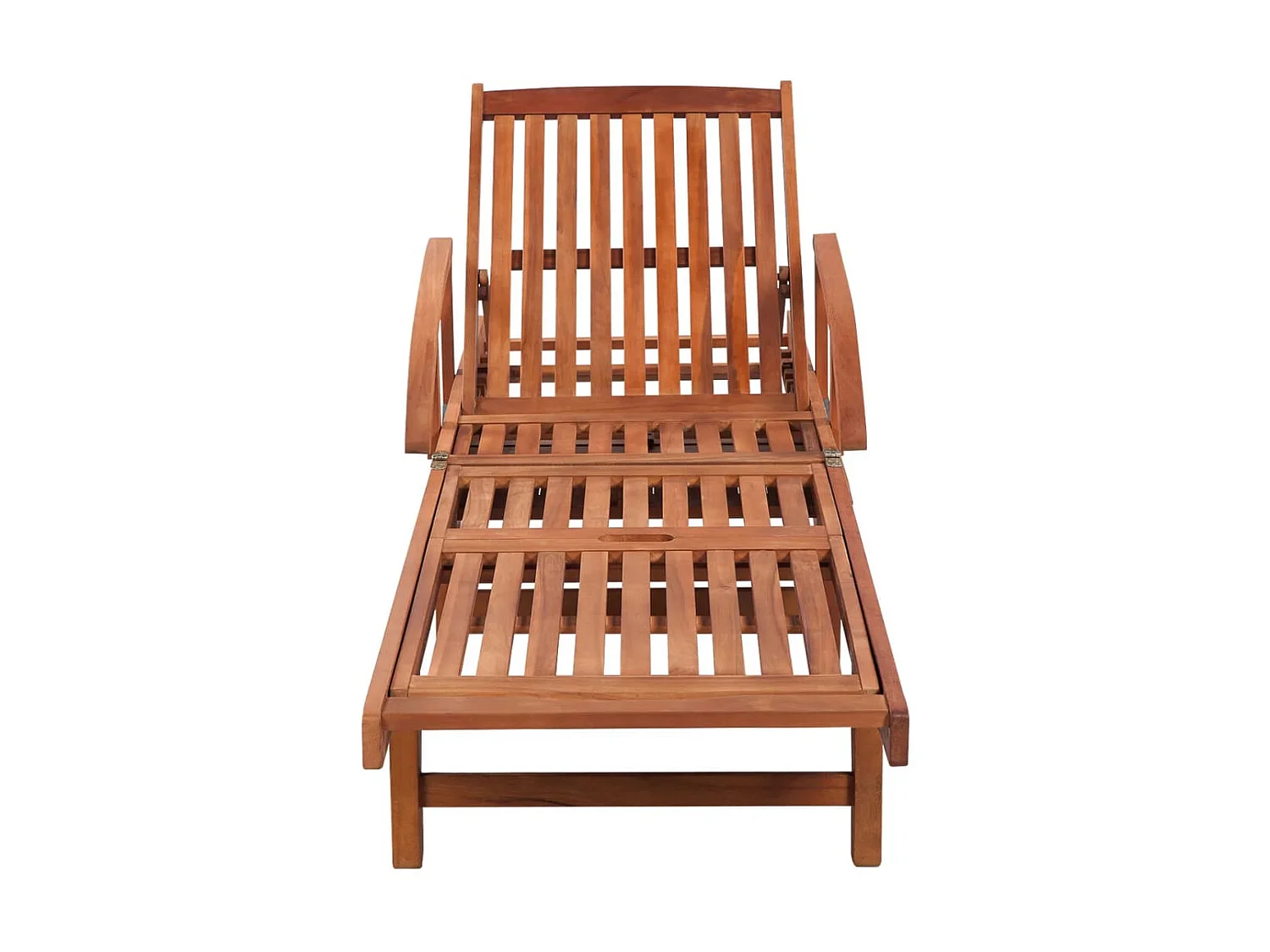 Chaises longues 2 pcs avec table Bois d'acacia solide PEWV27935