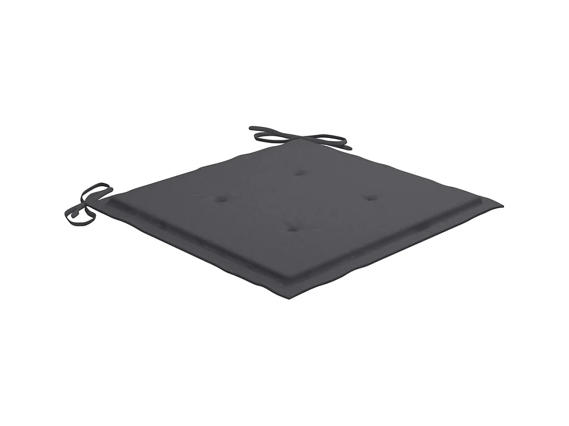 Klappbare Gartenstühle 2 Stk.| Outdoor-Stuhl mit Kissen Massivholz Akazie -gkd514239