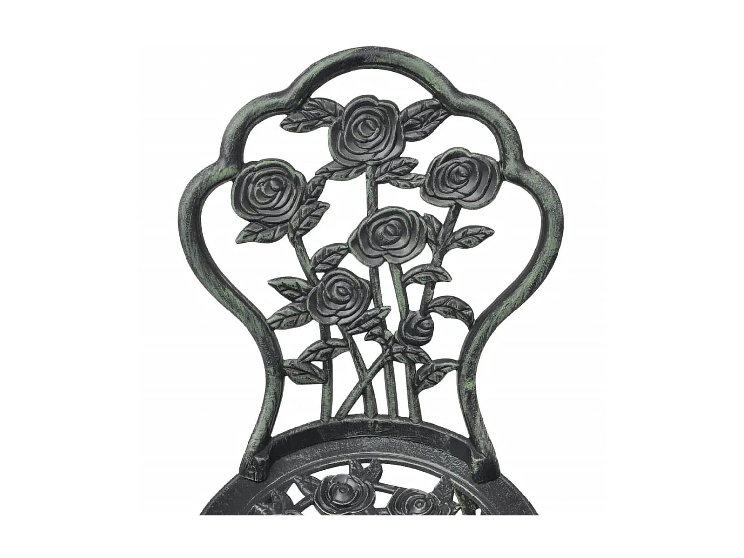 Chaises de bistro 2 pcs Aluminium coulé Vert SEF22897