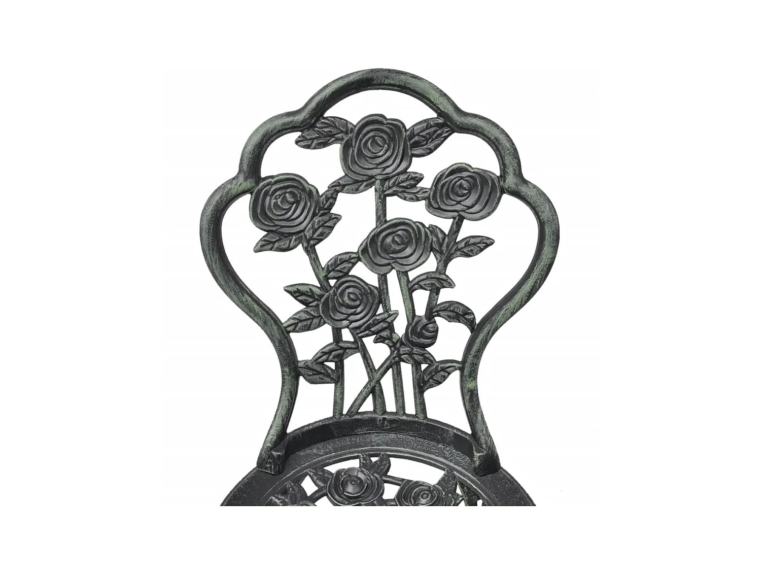 Chaises de bistro 2 pcs Aluminium coulé Vert SEF22897