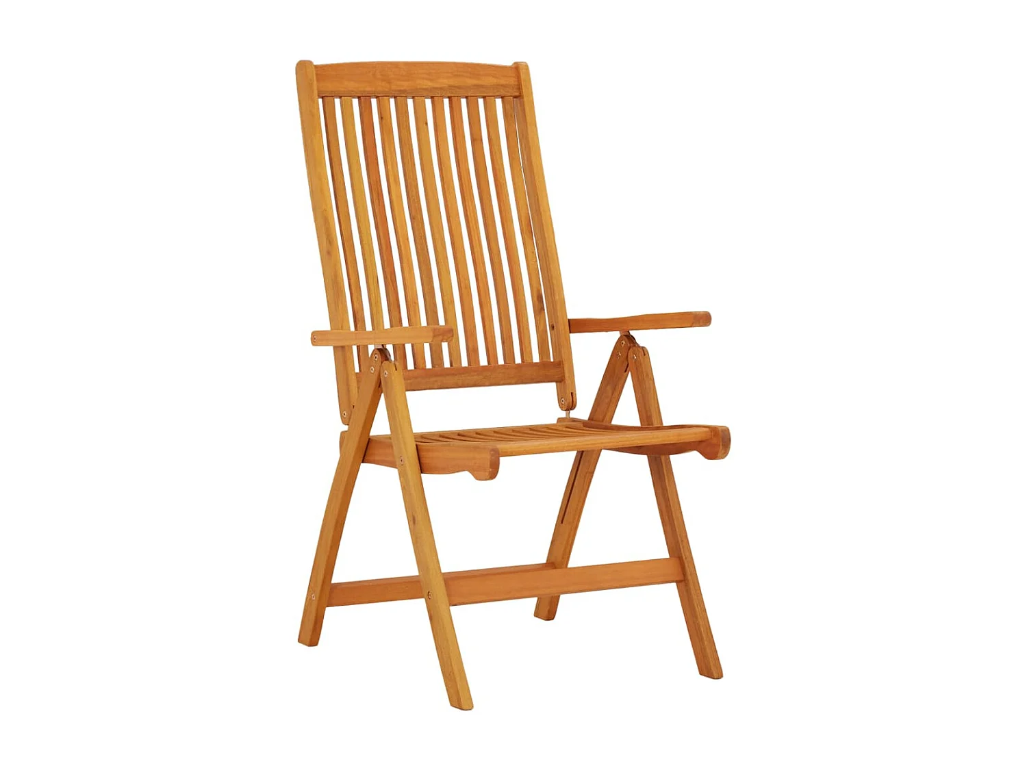Chaises de jardin pliables 2 pcs Bois d'eucalyptus massif SEF89881