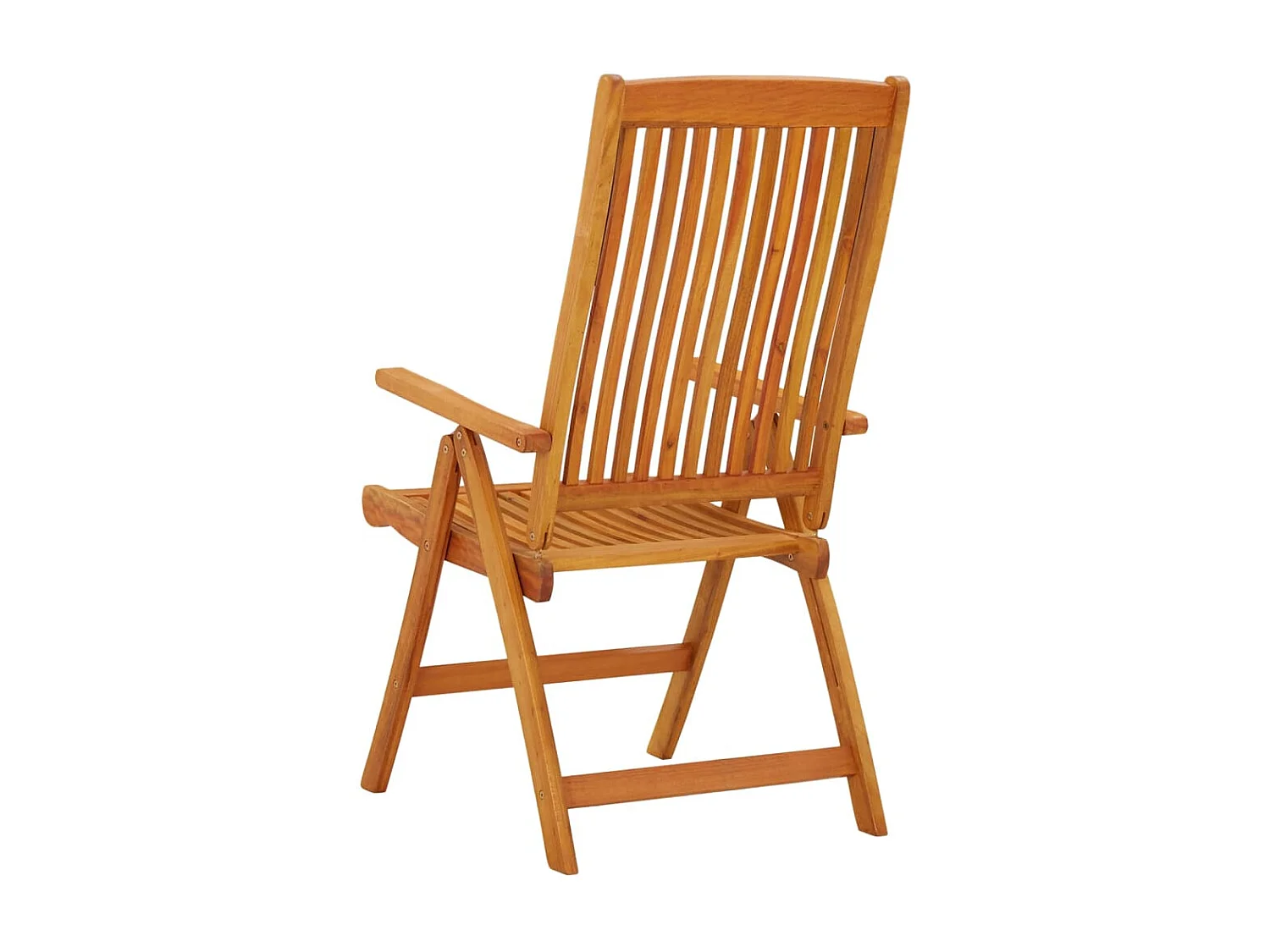 Chaises de jardin pliables 2 pcs Bois d'eucalyptus massif SEF89881