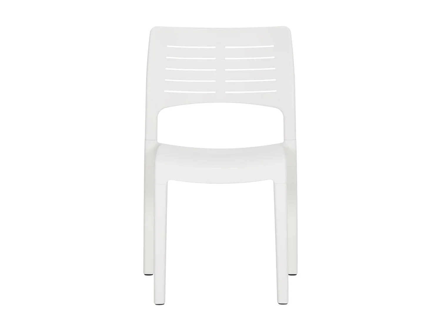 Chaises de jardin 2 pcs Blanc Polypropylène SEF72167