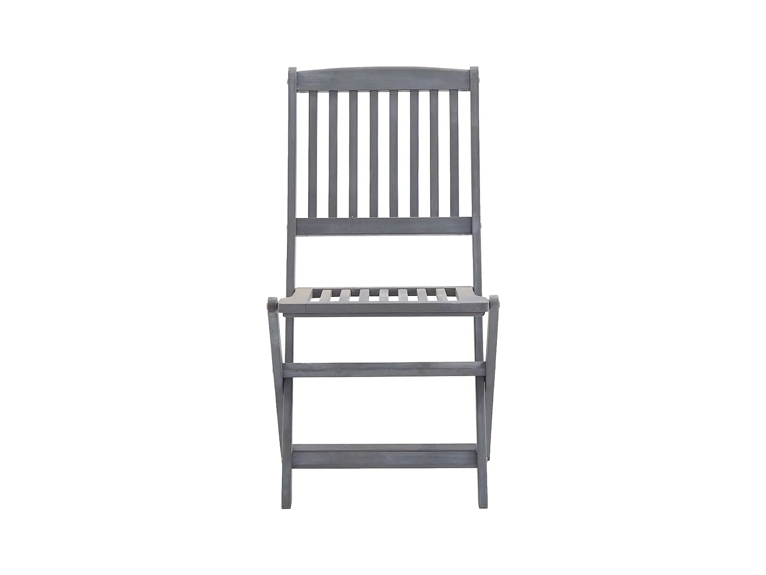 Chaises pliables d'extérieur 2 pcs avec coussins Bois d'acacia SEF93361