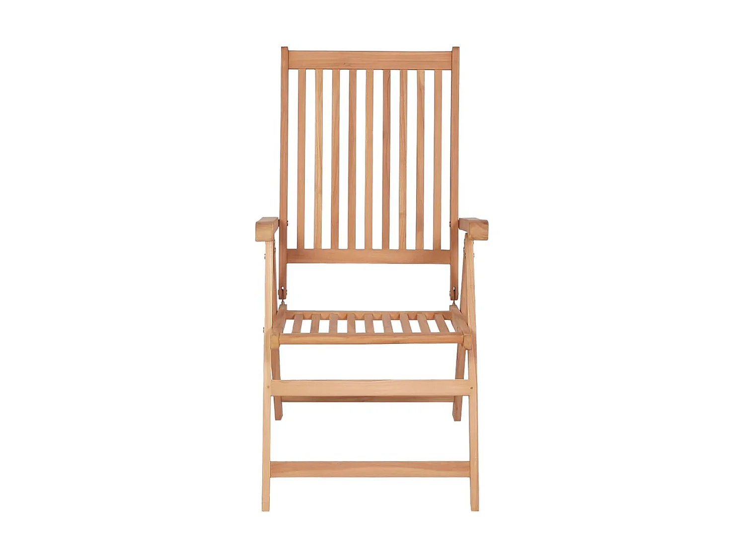 Chaises inclinables de jardin 4 pcs Bois de teck solide SEF52771