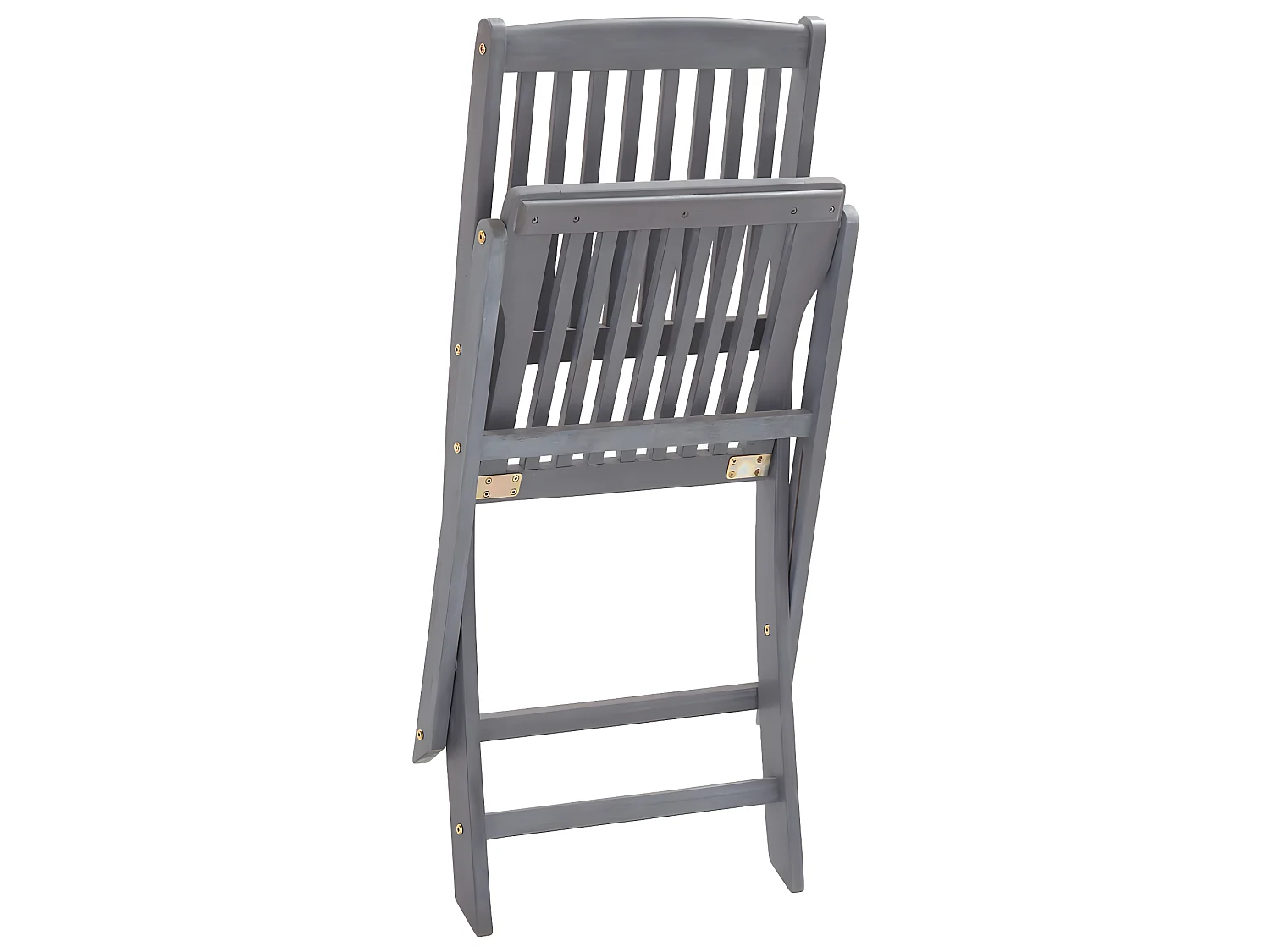 Tuinstoelen 4 st inklapbaar met kussens massief acaciahout NL54252