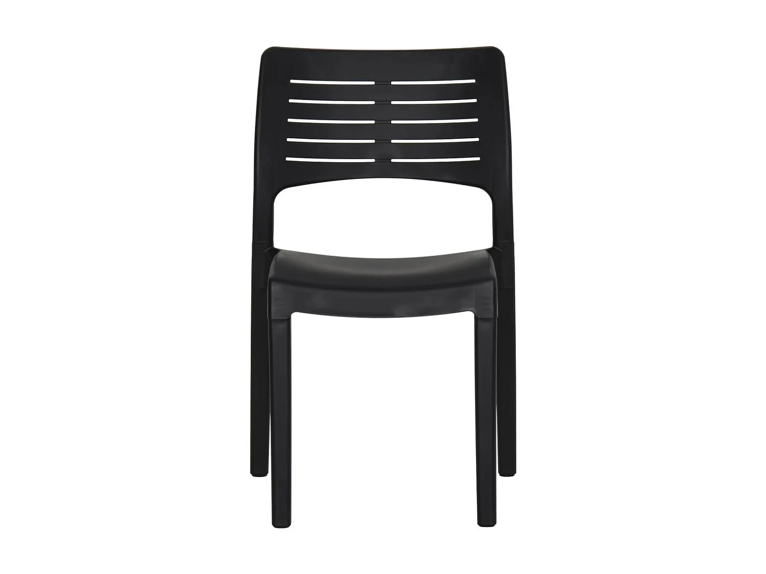 Chaises de jardin 2 pcs Anthracite Polypropylène SEF87291