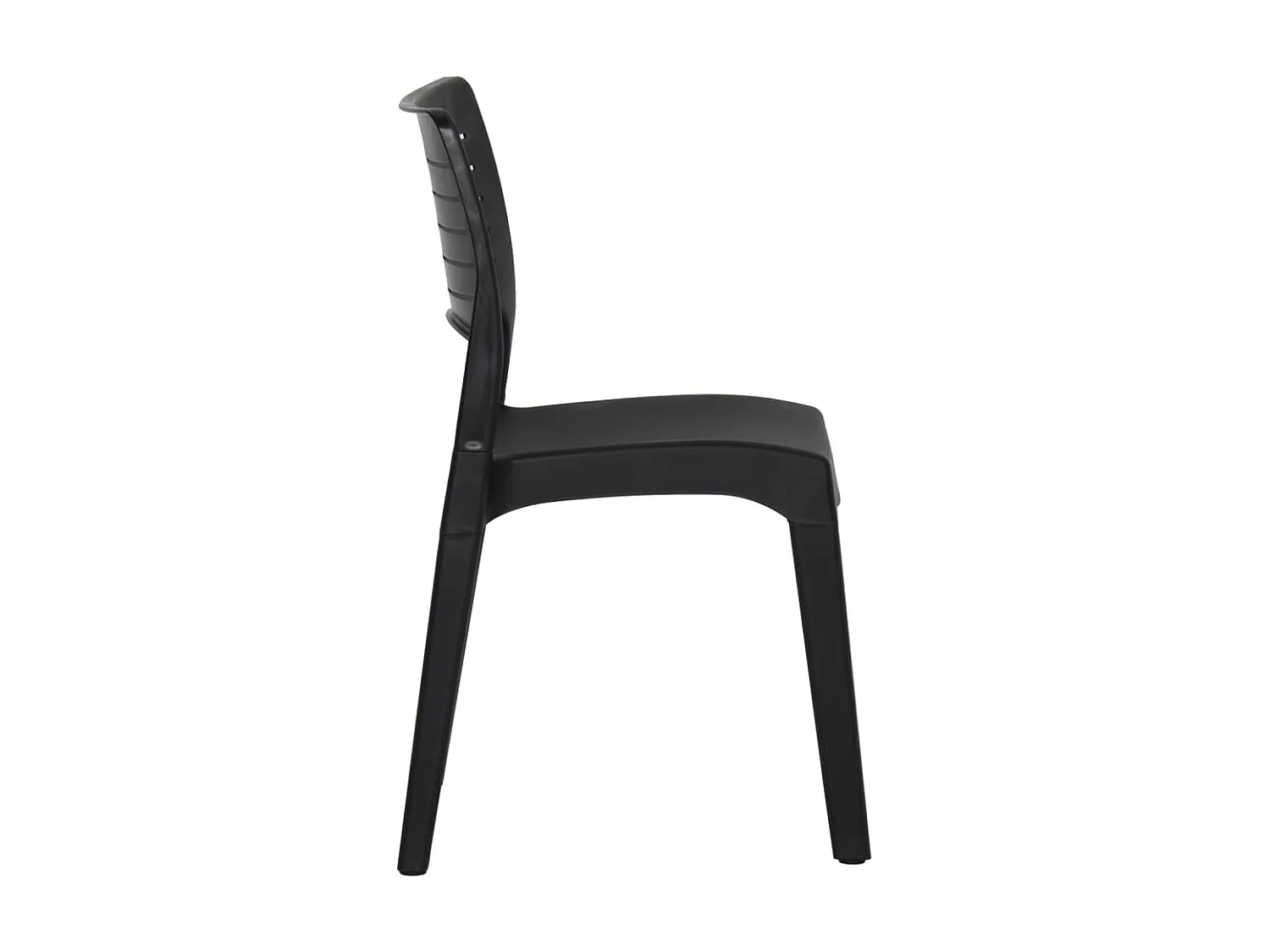 Chaises de jardin 2 pcs Anthracite Polypropylène SEF87291