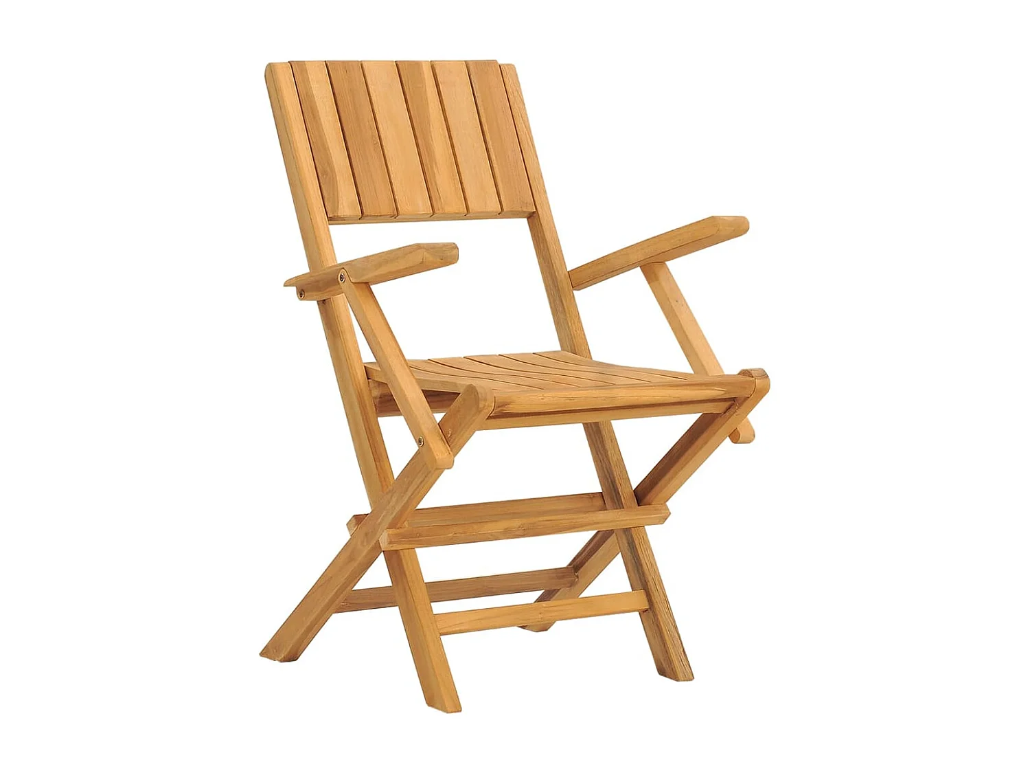 Chaises de jardin pliantes 4 pcs 55x61x90 cm bois massif teck SEF27681