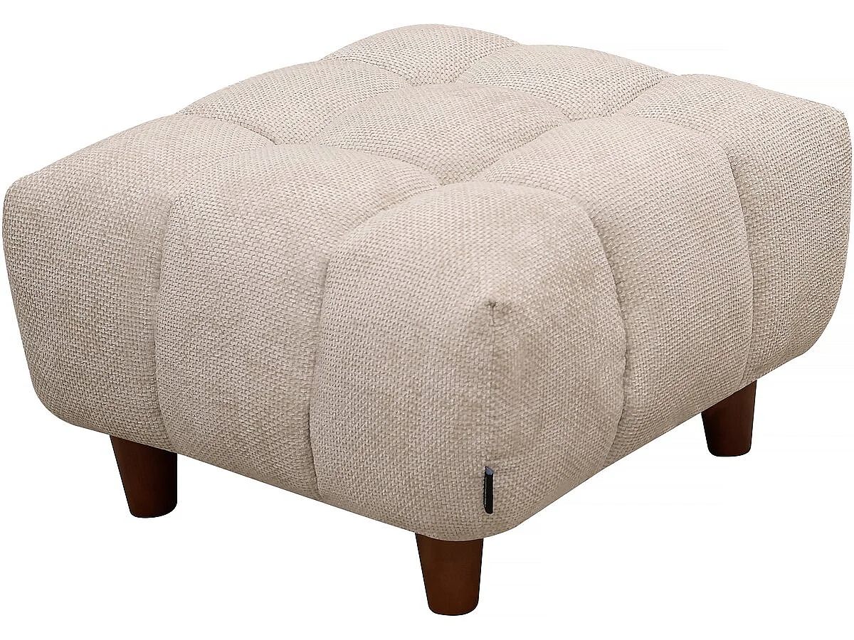 Ottoman für gerade Couch "Matignon" - Modernes und elegantes Design - Beige