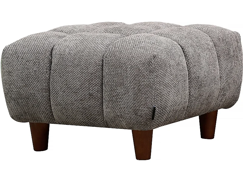 Pouf "Matignon" per divano dritto - 70 x 70 x 46 cm - Grigio