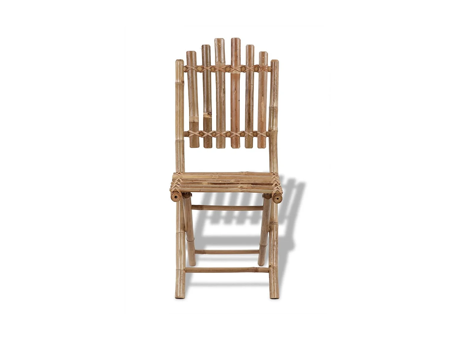 Chaises pliables d'extérieur Bambou 4 pcs SEF33335