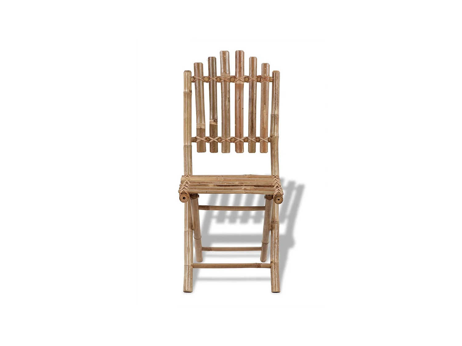Chaises pliables d'extérieur Bambou 4 pcs SEF33335