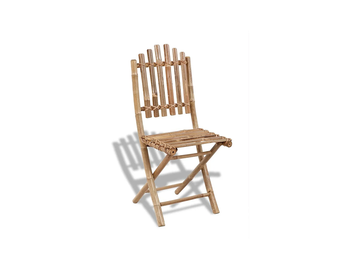 Chaises pliables d'extérieur Bambou 4 pcs SEF33335