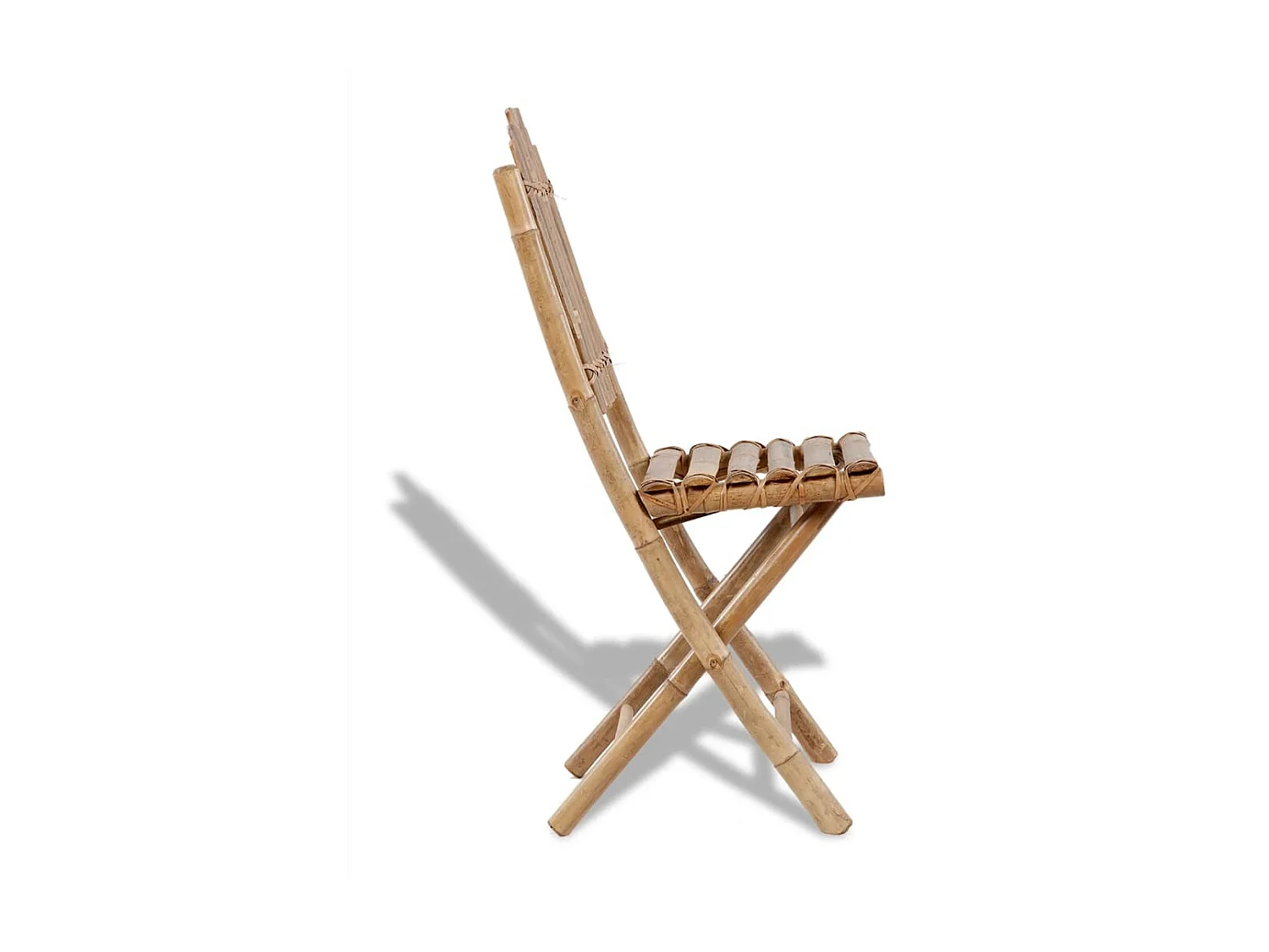 Cadeiras de exterior dobráveis bambu 4 pcs PT713127