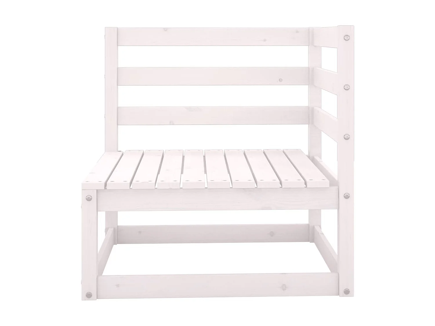 Sofá de esquina de jardín cojines gris antracita madera pino KOW50827