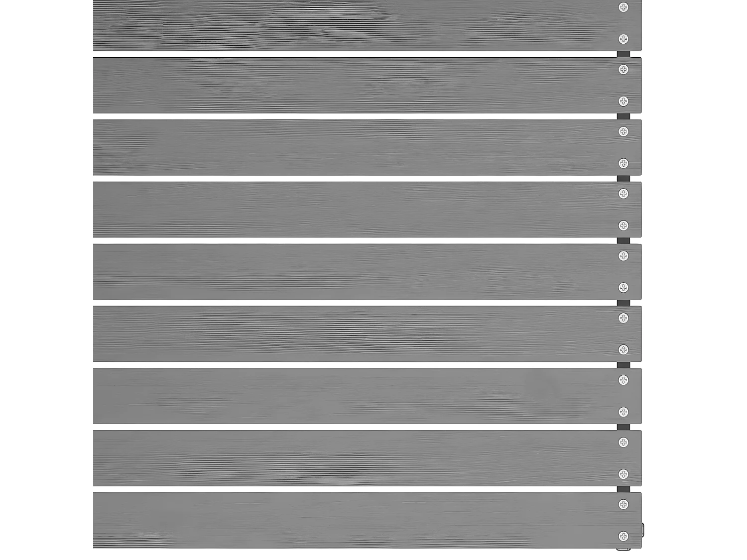 Canapé central de jardin de jardin avec coussins,  Banc de Jardin ou Terrasse  anthracite Gris PWRS51451