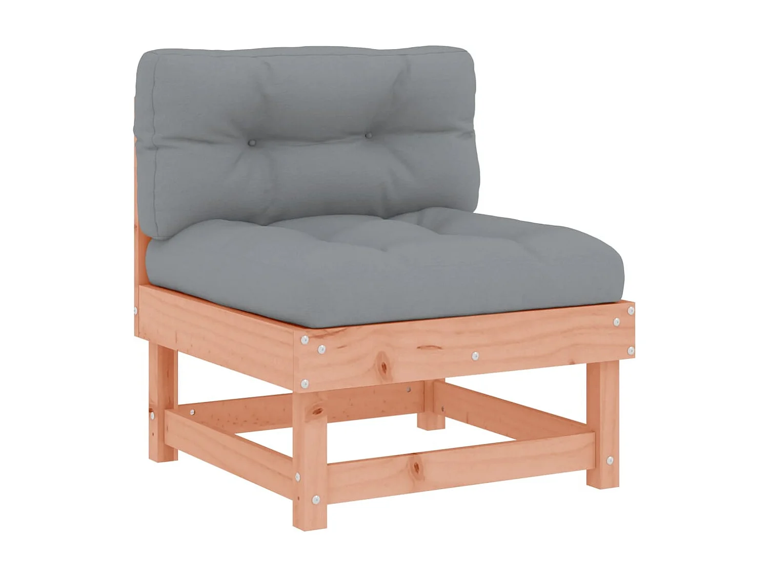 Canapés centraux de jardin avec coussins 2 pcs bois massif douglas PWRS90523