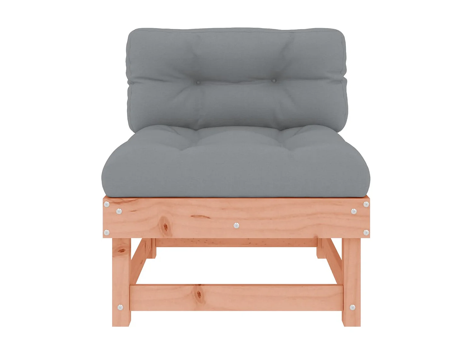 Canapés centraux de jardin avec coussins 2 pcs bois massif douglas PWRS90523