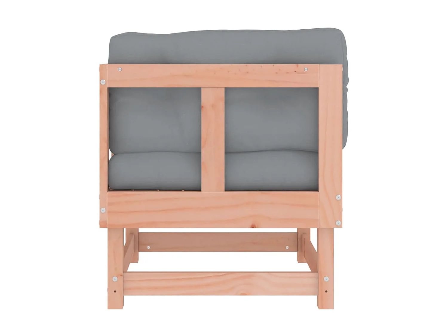 Canapé d'angle avec coussins bois massif douglas PWRS33101