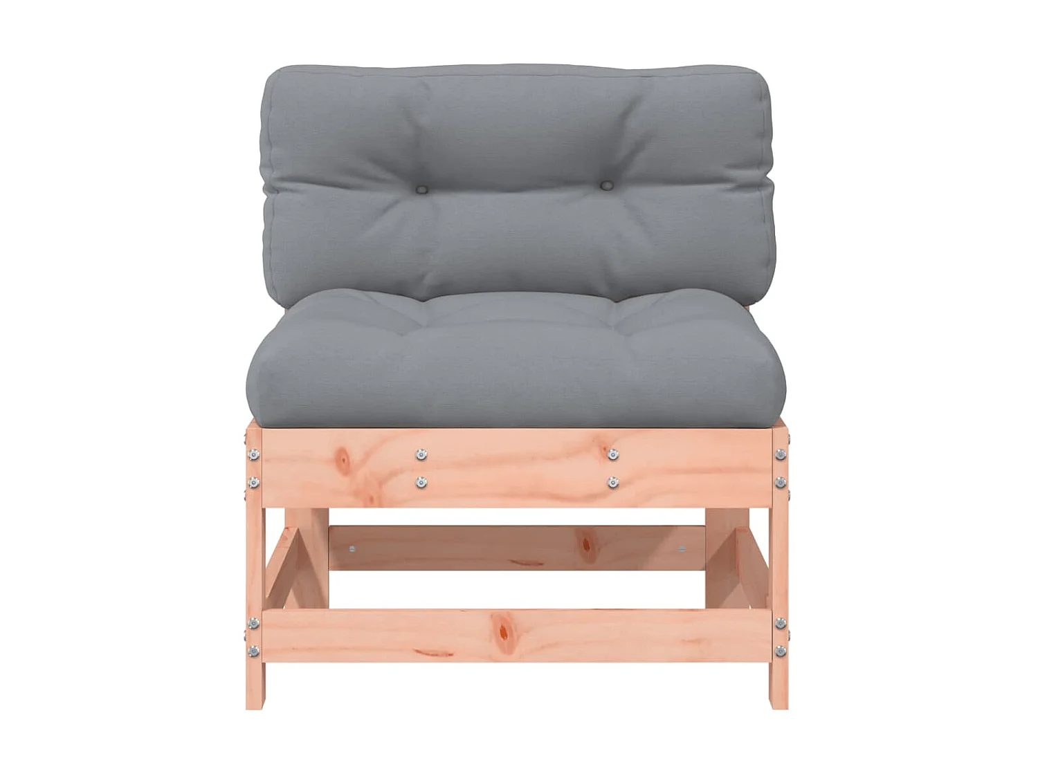 Sofás de centro com almofadões 2 pcs madeira de douglas maciça PT202655