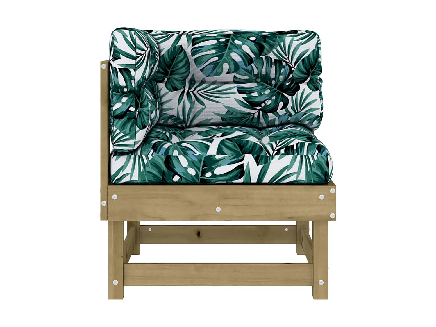 Canapés d'angle avec coussins 2 pcs bois de pin imprégné PWRS26181