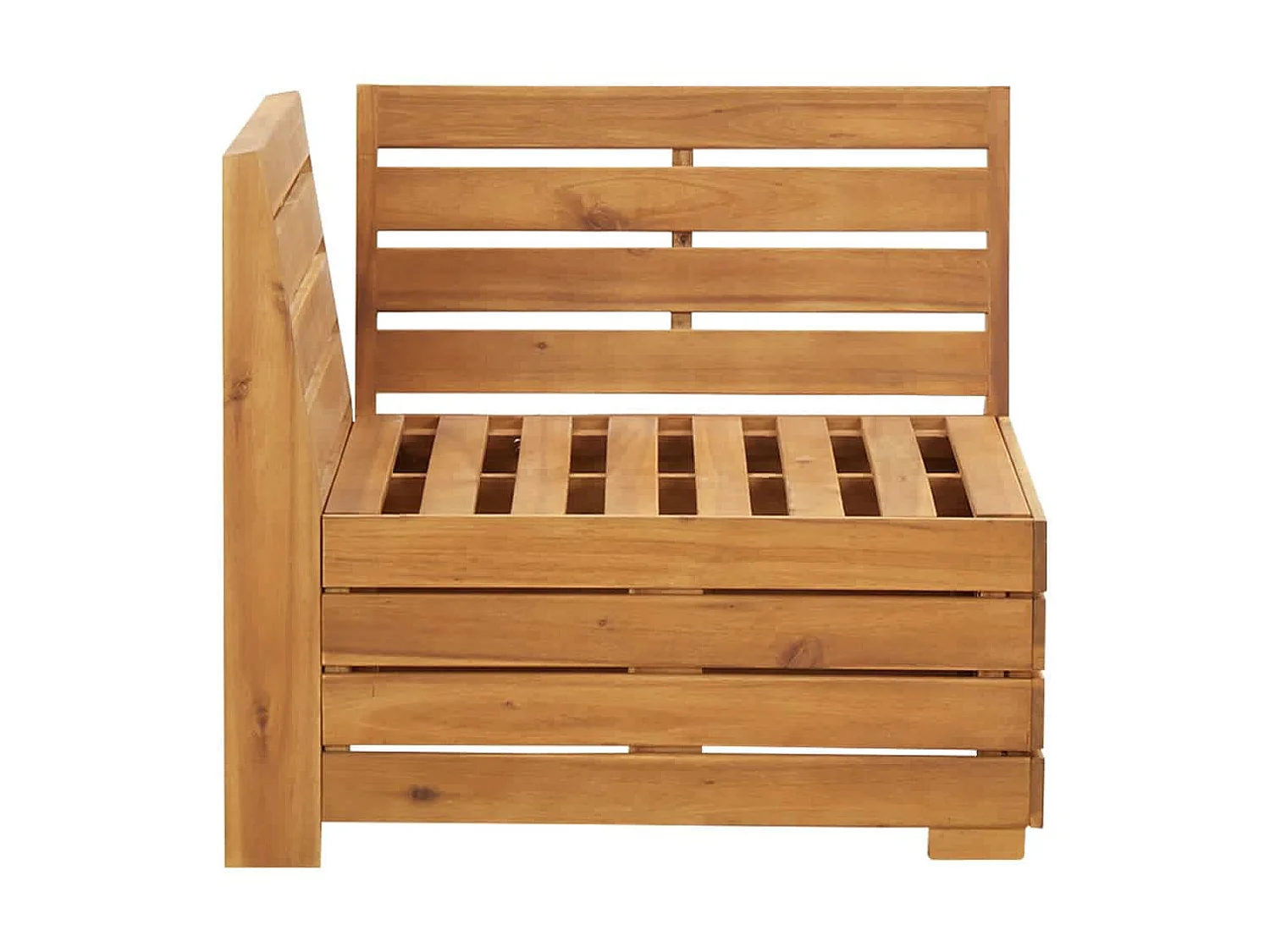 2 pcs Canapés de jardin avec coussins Bois d'acacia solide PWRS76298