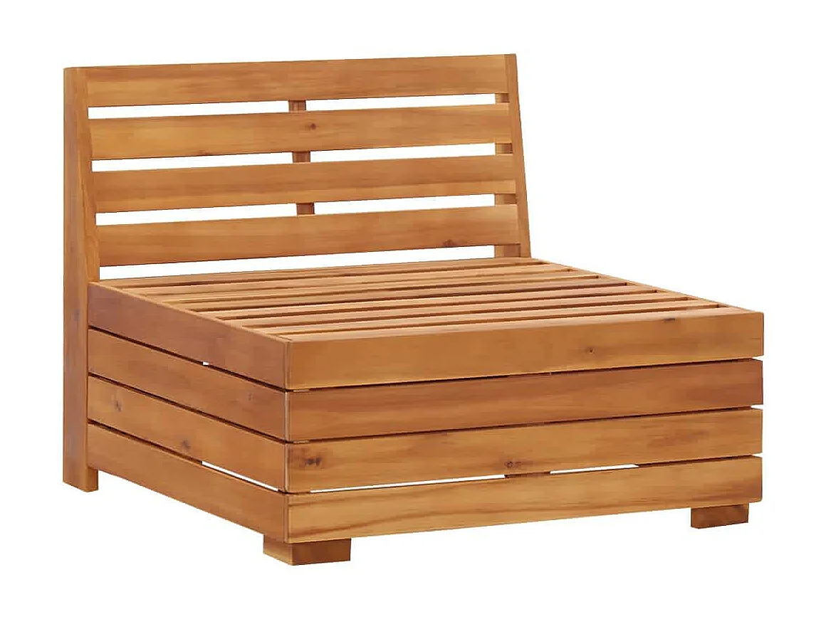 2-tlg. Garten-Sitzgruppe | Garten-Lounge-Set mit Kissen Massivholz Akazie -GKD428737