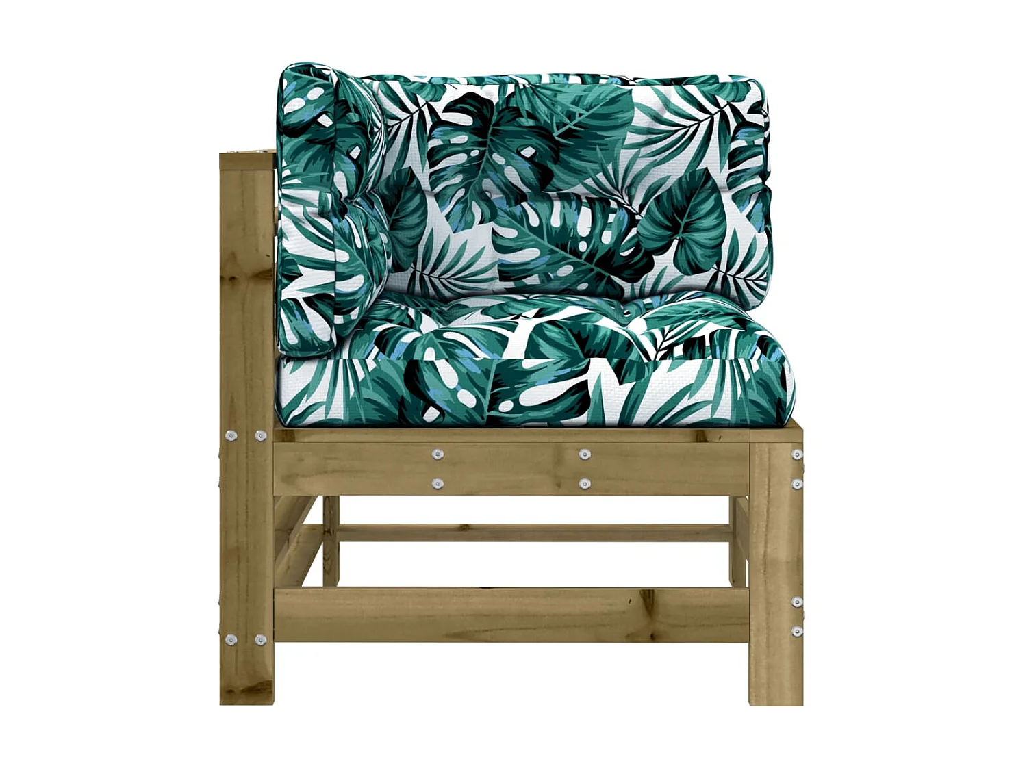 Canapés d'angle avec coussins 2 pcs bois de pin imprégné PWRS94621