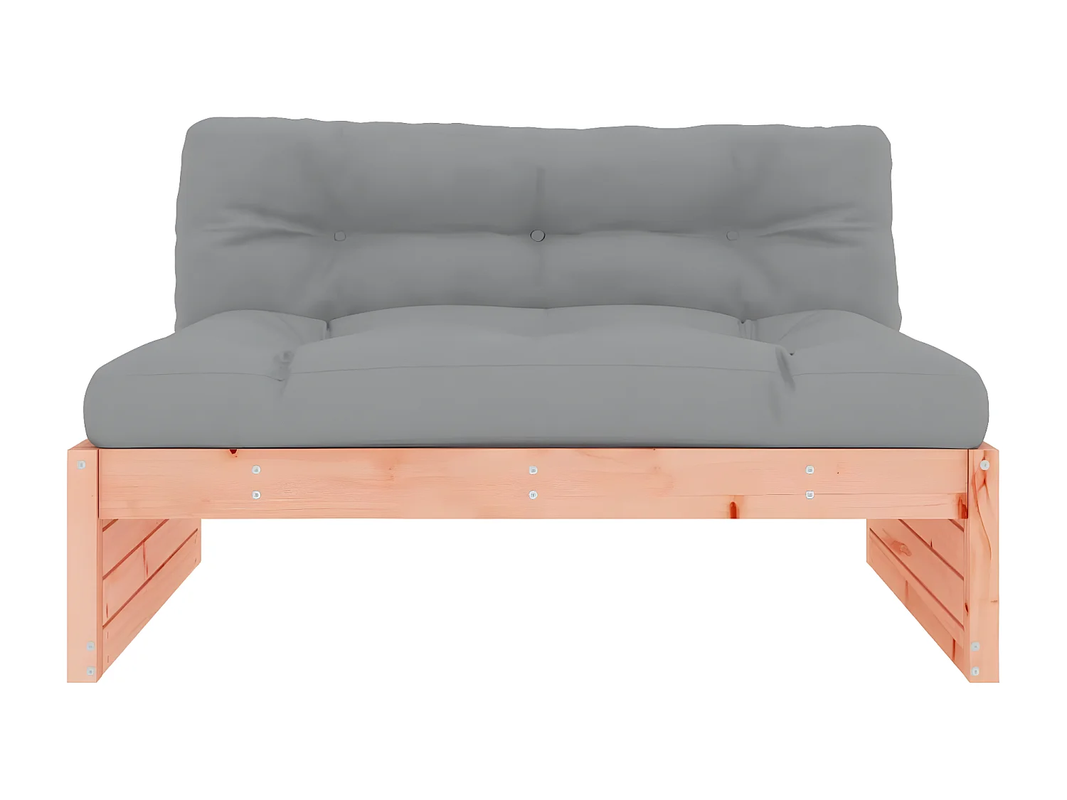 Canapé central de jardin 120x80 cm bois massif douglas PWRS34356