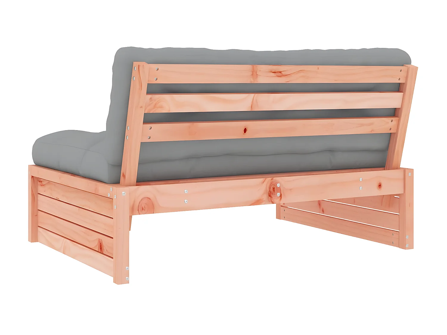 Canapé central de jardin 120x80 cm bois massif douglas PWRS34356