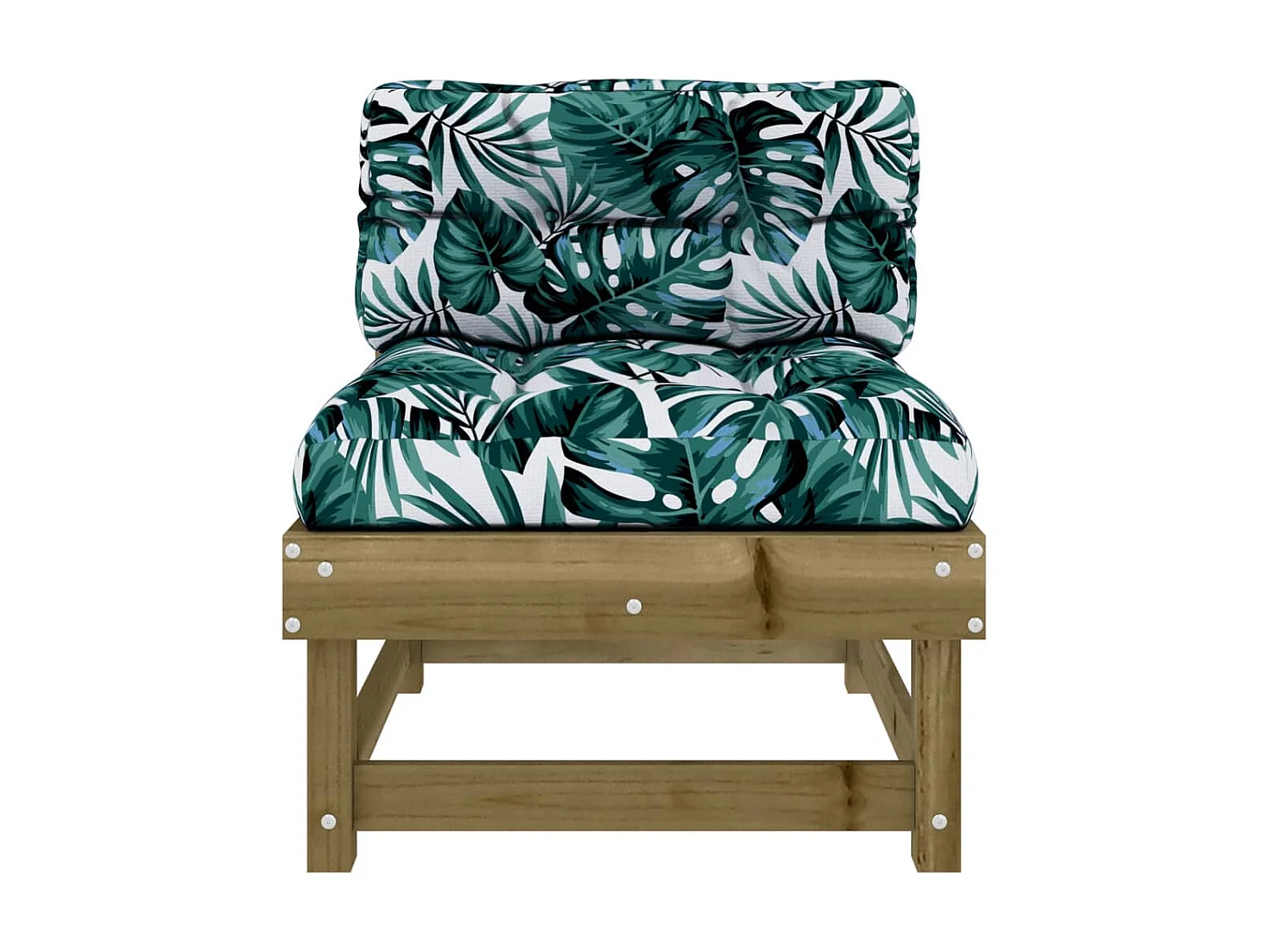 Sofás de centro com almofadões 2 pcs pinho impregnado PT570003