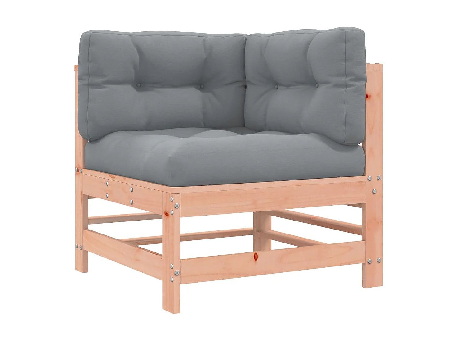 Canapés d'angle avec coussins 2 pcs bois massif douglas PWRS38589