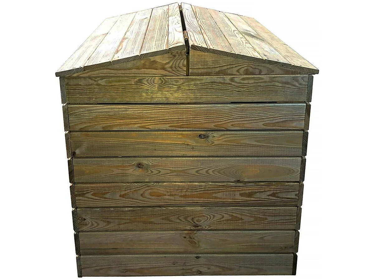 Compastbak hout 500 liter "Douglas" 80 x 80 x 85 cm